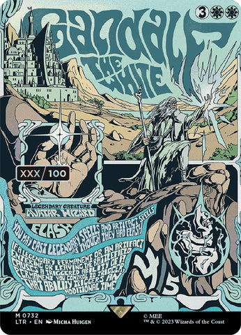 Gandalf the White (Borderless Poster) (Serialized) [The Lord of the Rings: Tales of Middle-Earth] 