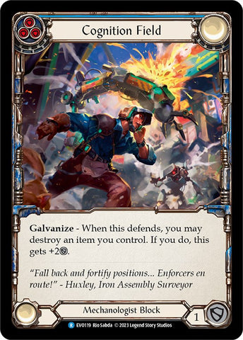 Cognition Field (Blue) [EVO119] (Bright Lights) Rainbow Foil 