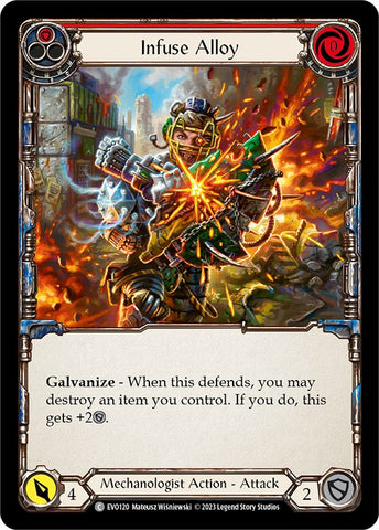 Infuse Alloy (Red) [EVO120] (Bright Lights) Rainbow Foil 