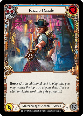 Razzle Dazzle (Blue) [EVO167] (Bright Lights) Rainbow Foil 