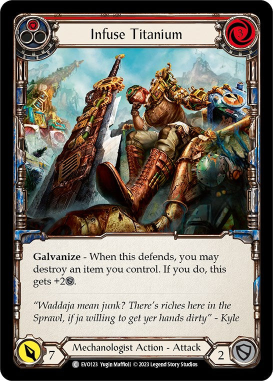 Infuse Titanium (Red) [EVO123] (Bright Lights) 