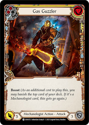 Gas Guzzler (Yellow) [EVO172] (Bright Lights) Rainbow Foil 