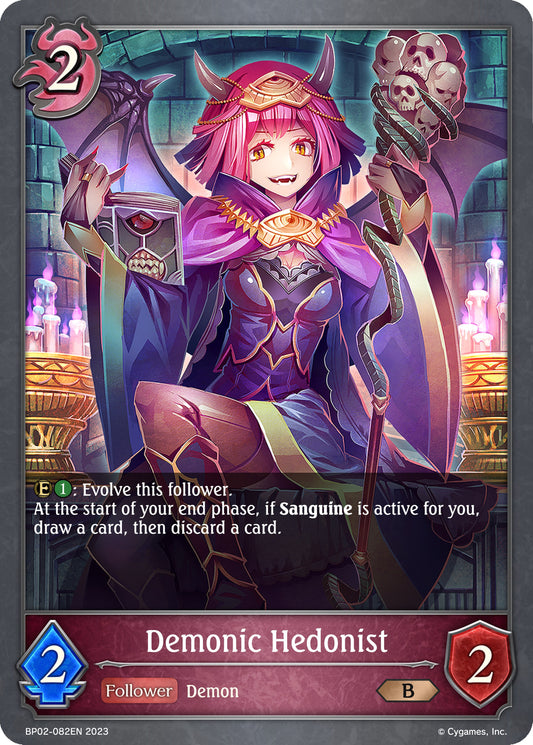 Demonic Hedonist (BP02-082EN) [Reign of Bahamut]