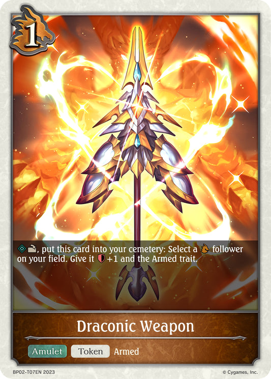 Draconic Weapon (BP02-T07EN) [Reign of Bahamut]