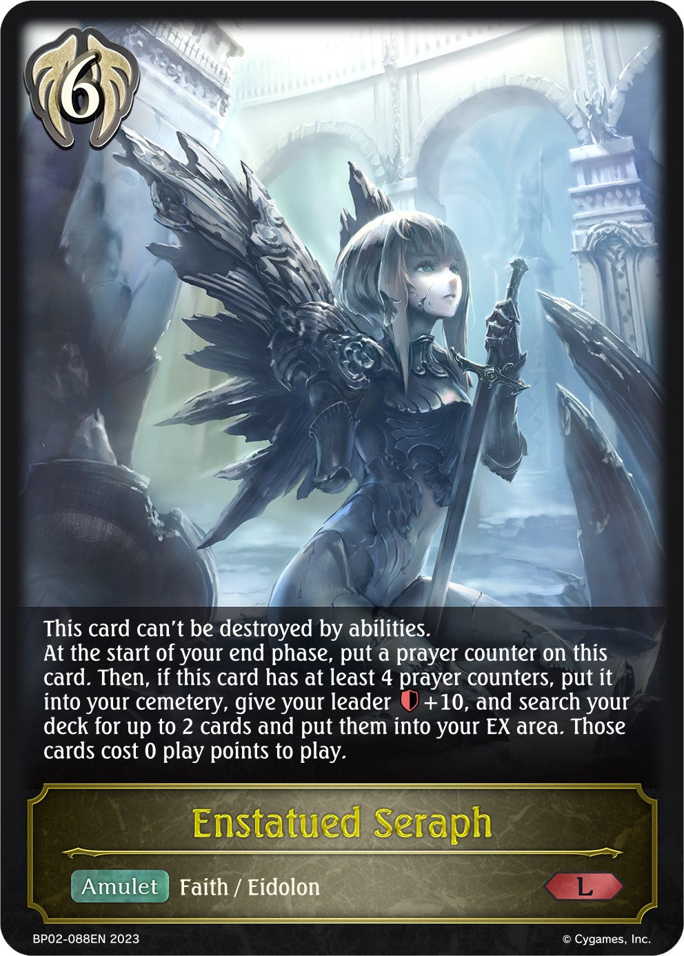 Enstatued Seraph (BP02-088EN) [Reign of Bahamut]