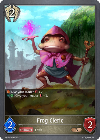 Frog Cleric (BP02-097EN) [Reign of Bahamut] 