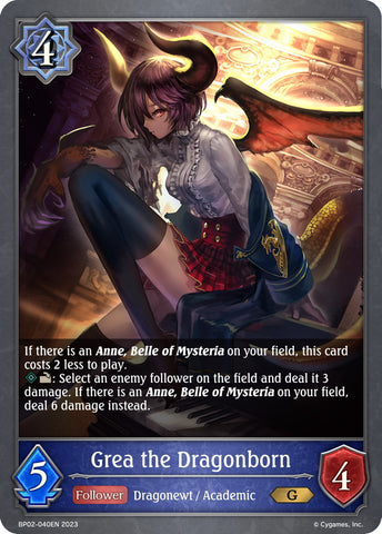 Grea the Dragonborn (BP02-040EN) [Reign of Bahamut] 