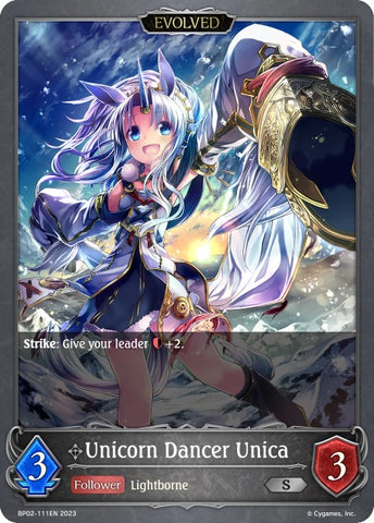 Unicorn Dancer Unica (BP02-111EN) [Reign of Bahamut] 