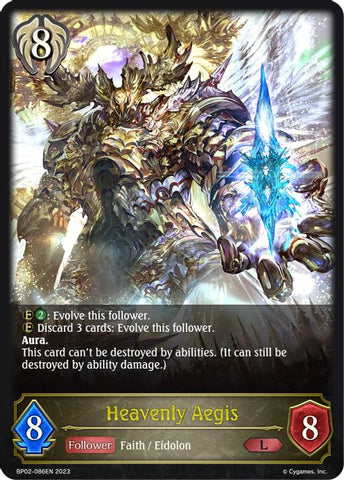 Heavenly Aegis (BP02-086EN) [Reign of Bahamut] 
