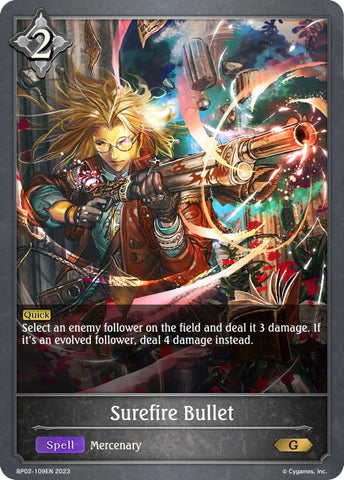 Surefire Bullet (BP02-109EN) [Reign of Bahamut] 
