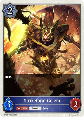 Strikeform Golem (BP02-T13EN) [Reign of Bahamut] 