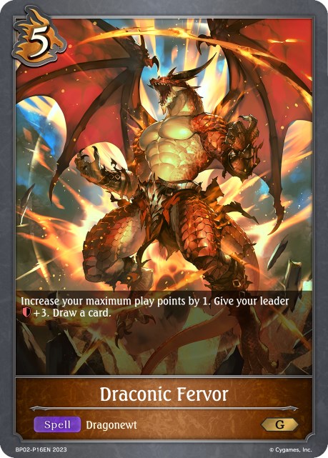 Draconic Fervor (BP02-P16EN) [Reign of Bahamut]