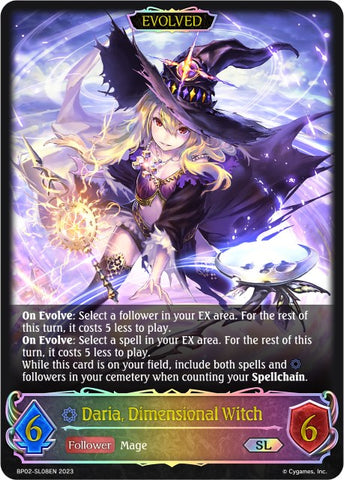 Daria, Dimensional Witch (BP02-SL08EN) [Reign of Bahamut] 