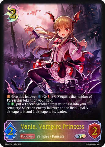 Vania, Vampire Princess (BP02-SL13EN) [Reign of Bahamut] 