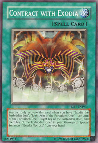Contract with Exodia [DR1-EN193] Common 