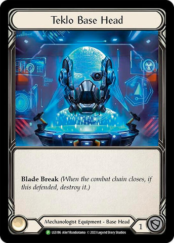 Teklo Base Head [LGS186] (Promo) Cold Foil 