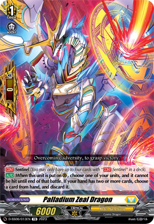 Palladium Zeal Dragon (D-SS06/013EN) [Trial Deck 6: Resonance of Thunder Dragon]