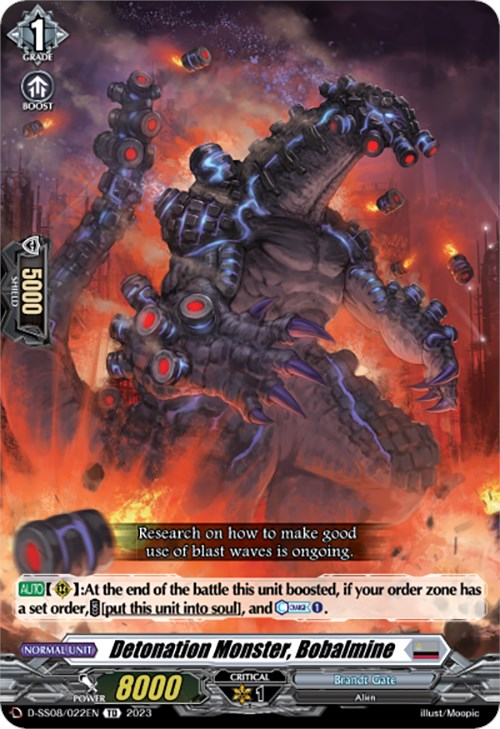 Detonation Monster, Bobalmine (D-SS08/022EN) [D-SS05: Festival Booster 2023] 