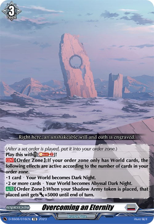 Overcoming an Eternity (D-SS08/016EN) [D-SS05: Festival Booster 2023] 