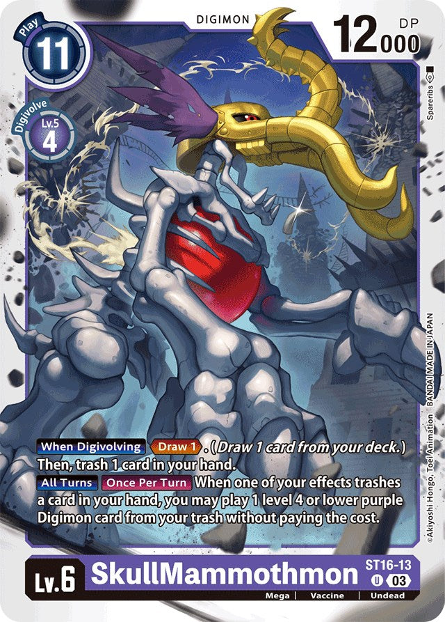 SkullMammothmon [ST16-13] [Starter Deck: Wolf of Friendship] 