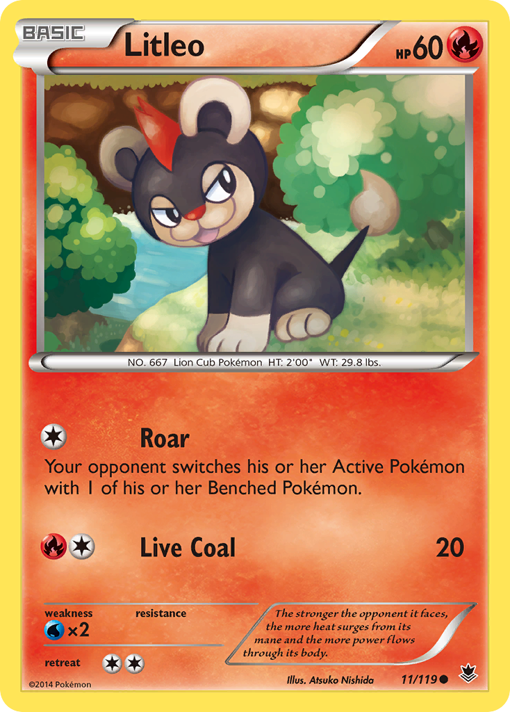 Litleo (11/119) [XY: Phantom Forces] 