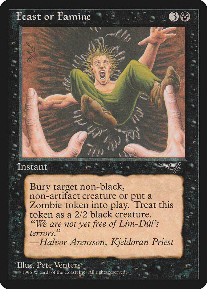 Feast or Famine (Falling) [Alliances] 