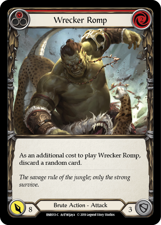 Wrecker Romp (Red) [RNR013-C] (Rhinar Hero Deck) 1st Edition Normal 
