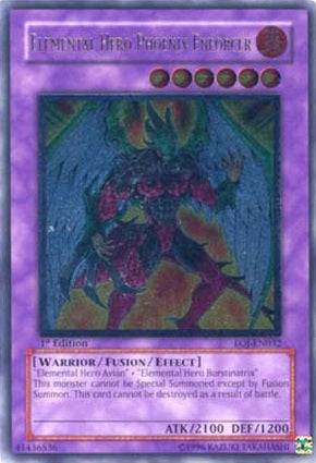 Elemental Hero Phoenix Enforcer [EOJ-EN032] Ultimate Rare 