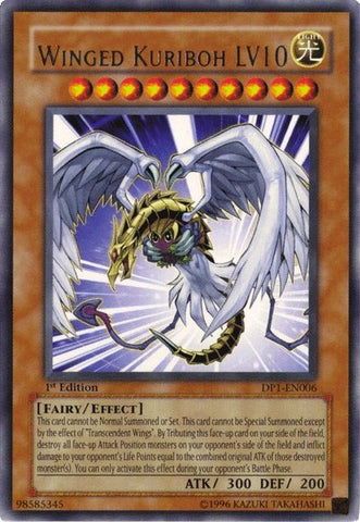 Winged Kuriboh LV10 [DP1-EN006] Rare 