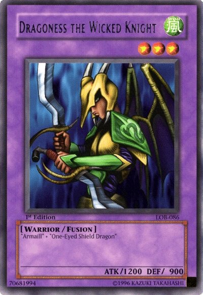 Dragoness the Wicked Knight [LOB-086] Rare 