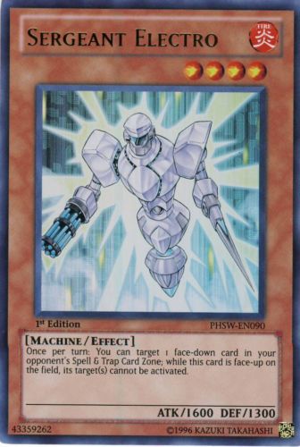 Sergeant Electro [PHSW-EN090] Ultra Rare 