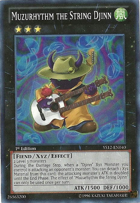Muzurhythm the String Djinn [YS12-EN040] Super Rare 