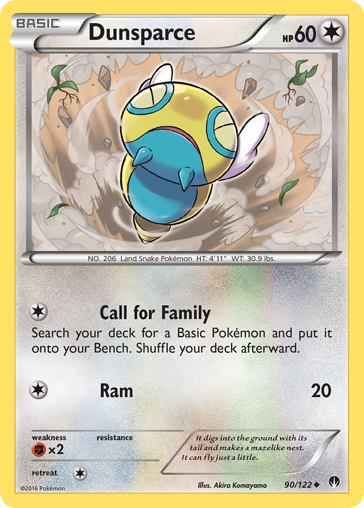 Dunsparce (90/122) [XY:BREAKpoint] 