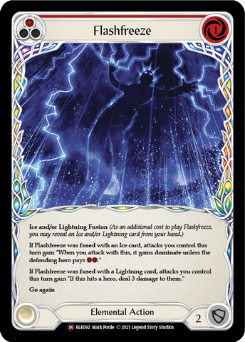 Flashfreeze [U-ELE092] (Tales of Aria Unlimited) Unlimited Rainbow Foil 