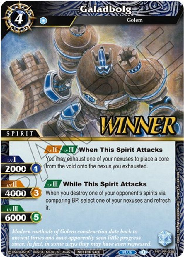 Galadbolg (Tournament Pack Vol. 3 Winner) (PR-030) [Launch & Event Promos]