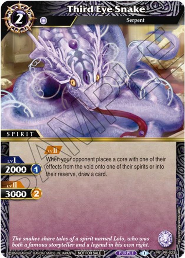 Third Eye Snake (Tournament Pack Vol. 3) (PR-023) [Launch &amp; Event Promos] 