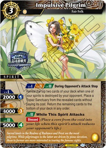 Impulsive Pilgrim (Championship Pack 2023 Vol. 3) (BSS03-038) [Launch & Event Promos]