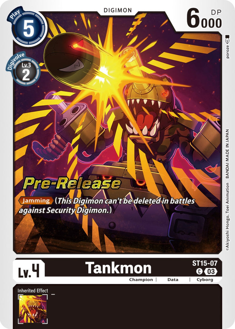 Tankmon [ST15-07] [Starter Deck: Dragon of Courage Pre-Release Cards]