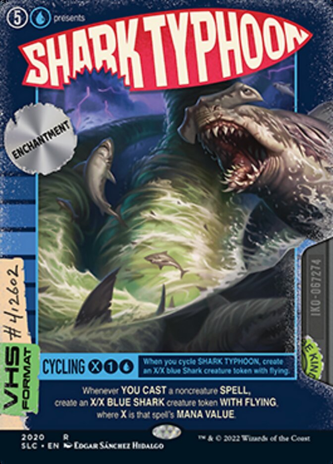 Shark Typhoon (Borderless Alternate Art) [Secret Lair 30th Anniversary Countdown Kit] 