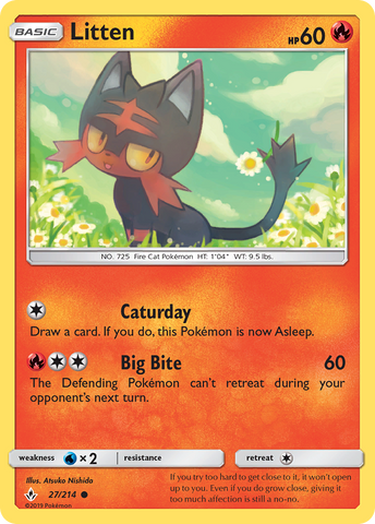 Litten (27/214) [Sun &amp; Moon: Unbroken Bonds] 