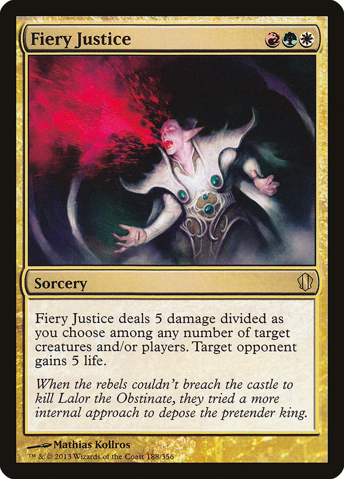 Fiery Justice [Commander 2013] 
