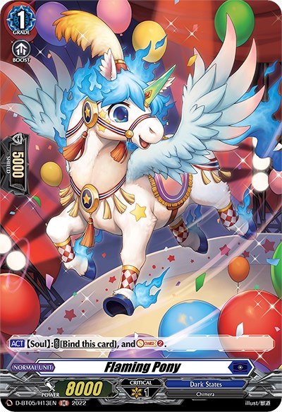 Flaming Pony (D-BT05/H13EN) [Triumphant Return of the Brave Heroes]