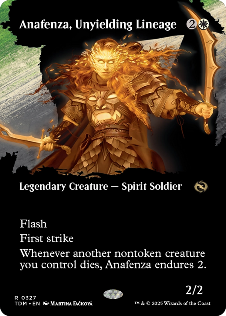 Anafenza, Unyielding Lineage (Borderless) [Tarkir: Dragonstorm] 