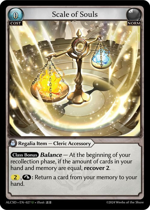 Scale of Souls (27) [Alchemical Revolution: Starter Decks] 