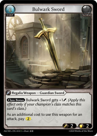 Bulwark Sword (14) [Alchemical Revolution: Starter Decks] 