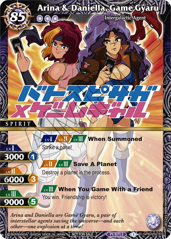 Arina & Daniella, Game Gyaru (GameGrump-001) [Battle Spirits Saga Promo Cards]