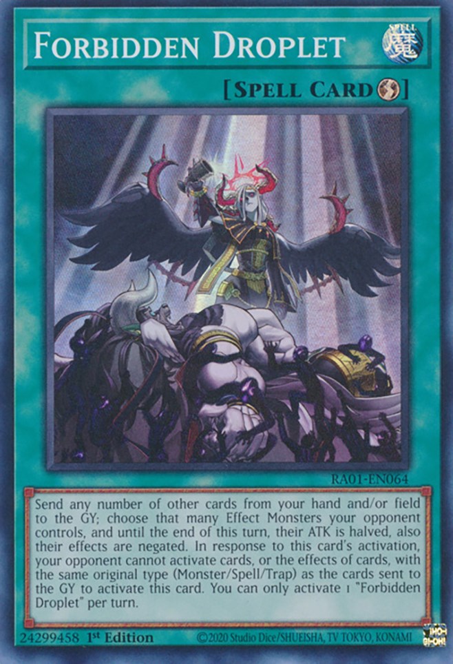 Forbidden Droplet [RA01-EN064] Super Rare 