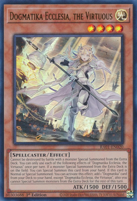 Dogmatika Ecclesia, the Virtuous [RA01-EN020] Ultra Rare