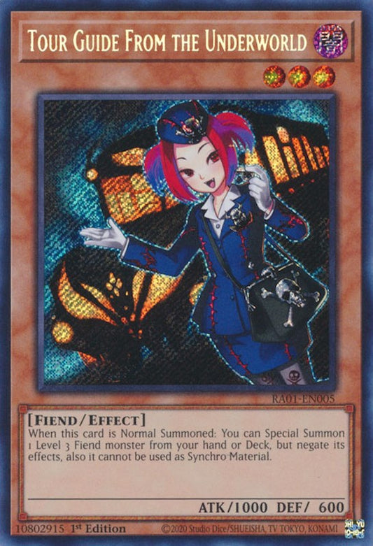 Tour Guide From the Underworld [RA01-EN005] Secret Rare