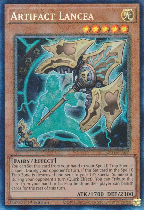 Artifact Lancea [RA01-EN006] Prismatic Collector's Rare 